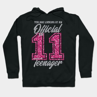 11th birthday funny Gift T-shirt for girls and boys Hoodie